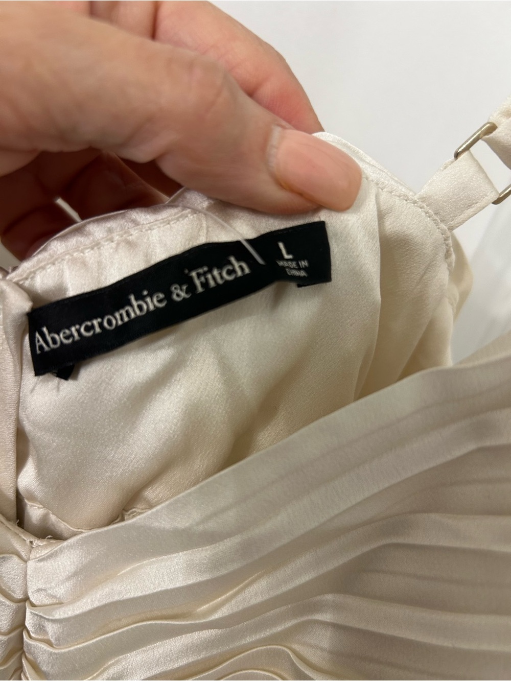 Abercrombie & Fitch New!!! Giselle Pleated Tiered Maxi large - Picture 6 of 9